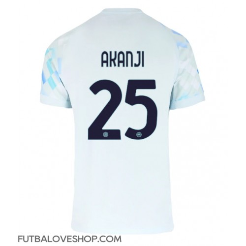 Dres Inter Milan Manuel Akanji #25 Preč 2025-26 Krátky Rukáv
